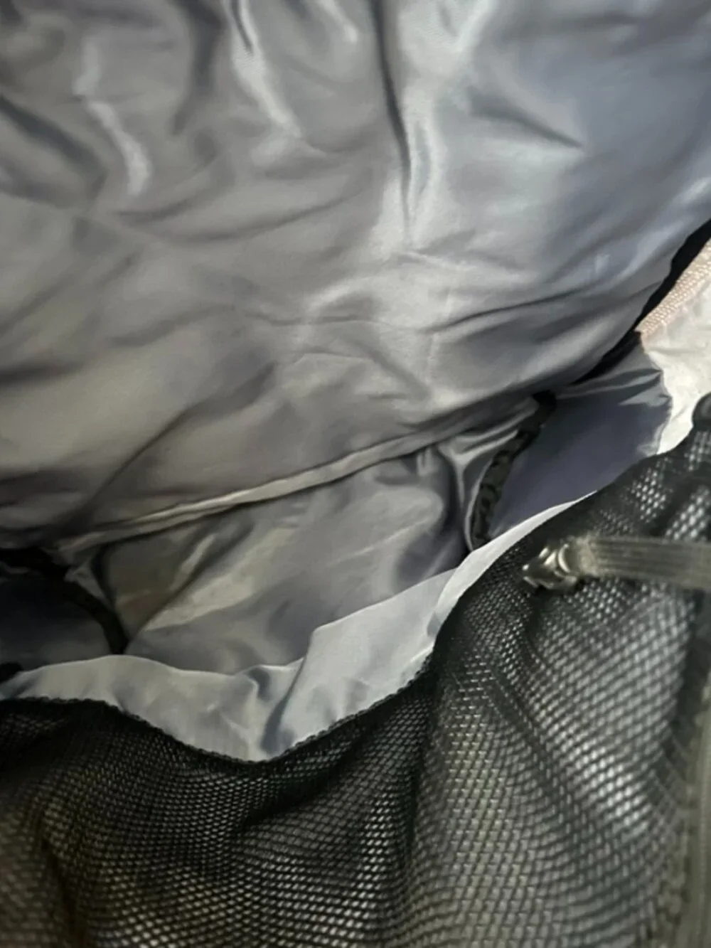 ADIDAS Heather Grey Black 3-Stripe Cinch Top Loader Backpack Rucksack
